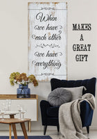 When We Have Each Other - Canvas