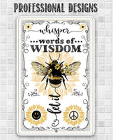 Whisper Words of Wisdom, Let It Bee - Metal Sign