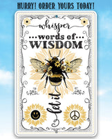 Whisper Words of Wisdom, Let It Bee - Metal Sign
