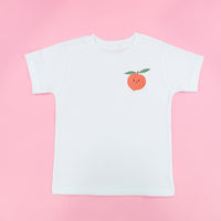 Pocket Fruit (Front) w/ Group of Smiley Fruit (Back) - Child Tee