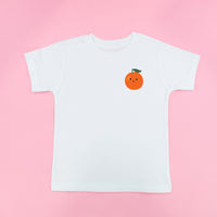 Pocket Fruit (Front) w/ Group of Smiley Fruit (Back) - Child Tee