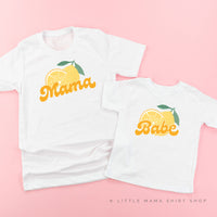 Mama/Babe Fruit - (Choose Your Fruit) - Set of 2 Matching Tees