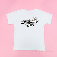 DAISY - BIRTHDAY GIRL - w/ Full Daisy on Back - Child Tee