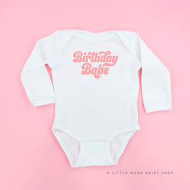 Birthday Babe (Retro) - Child Long Sleeve Tee