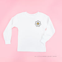Pocket Daisy on Front w/ Have a Great Daysy on Back - Child Long Sleeve Tee