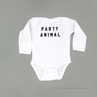 Party Animal - Block Font - Child Long Sleeve Tee