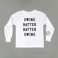 Swing Batter Batter Swing (wd) - Child Long Sleeve Tee