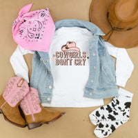 Cowgirls Don't Cry - Child Long Sleeve Tee