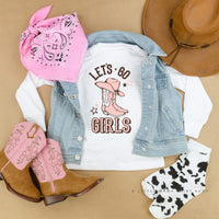 Let's Go Girls - (Cowgirl) - Child Long Sleeve Tee