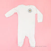 Pocket Daisy on Front w/ Have a Great Daysy on Back - Baby Sleeper