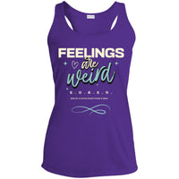 Womens Recovery Tank | Inspiring Sobriety |  Feelings Are Weird