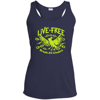 Womens Recovery Tank | Inspiring Sobriety |  Live Free, Break All Chains