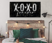 XOXO Hugs and Kisses - Canvas