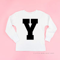 Varsity Initials - Child Long Sleeve Tee