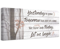 Yesterday Is Gone - Canvas