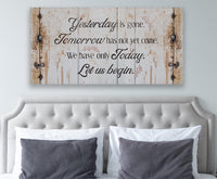 Yesterday Is Gone - Canvas
