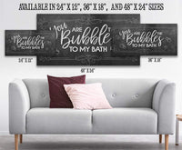 You Are The Bubbles - Canvas